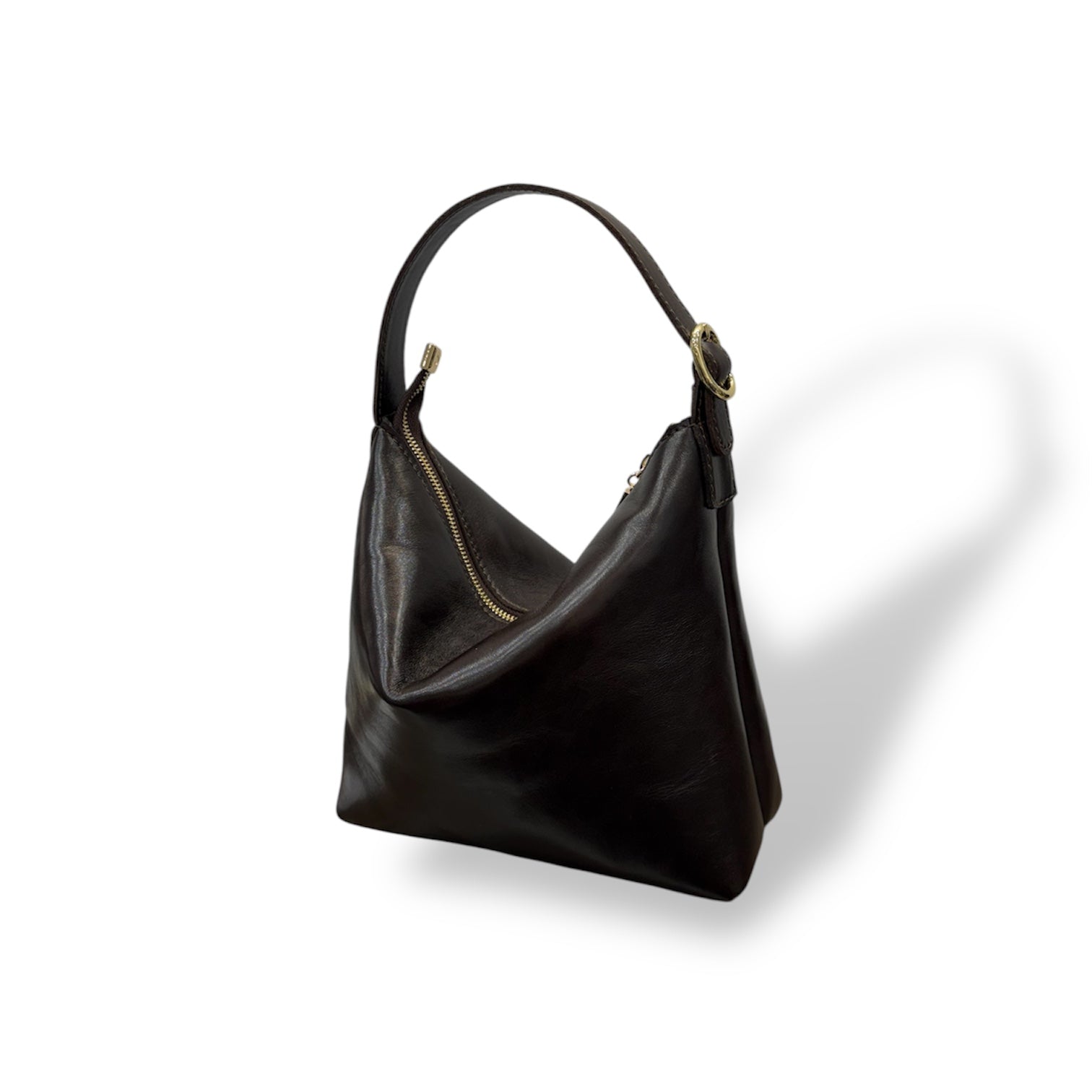 GIULIETTA big - Women's hand-polished smooth calf leather handbag