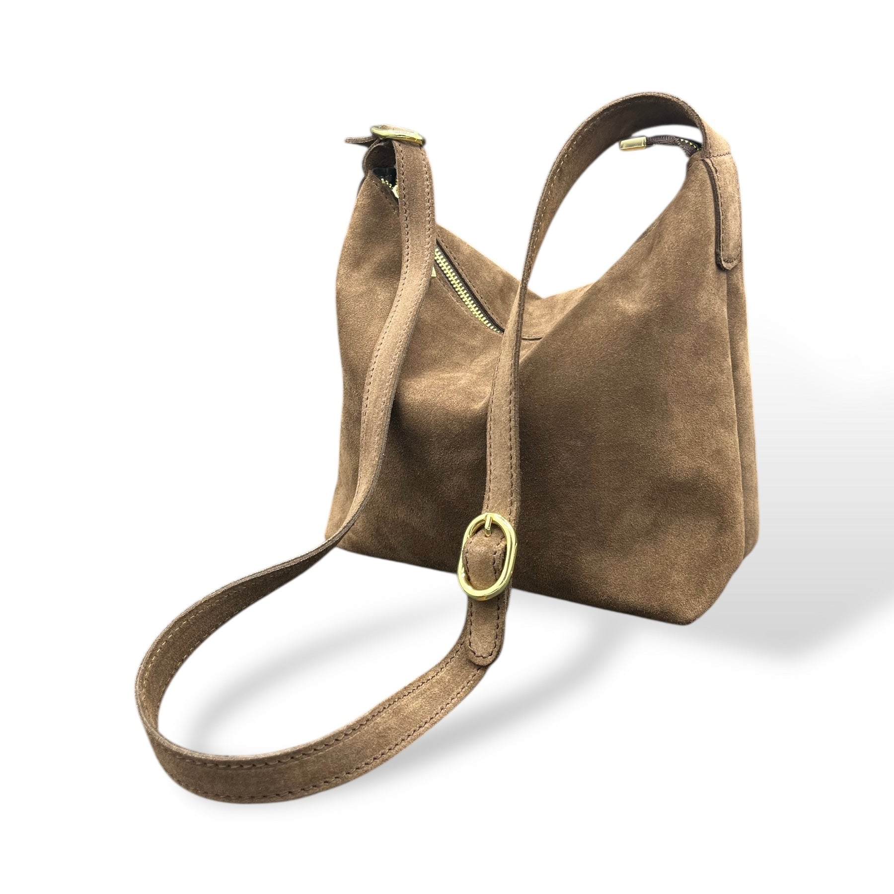 GIULIETTA big - Women's suede calf leather handbag