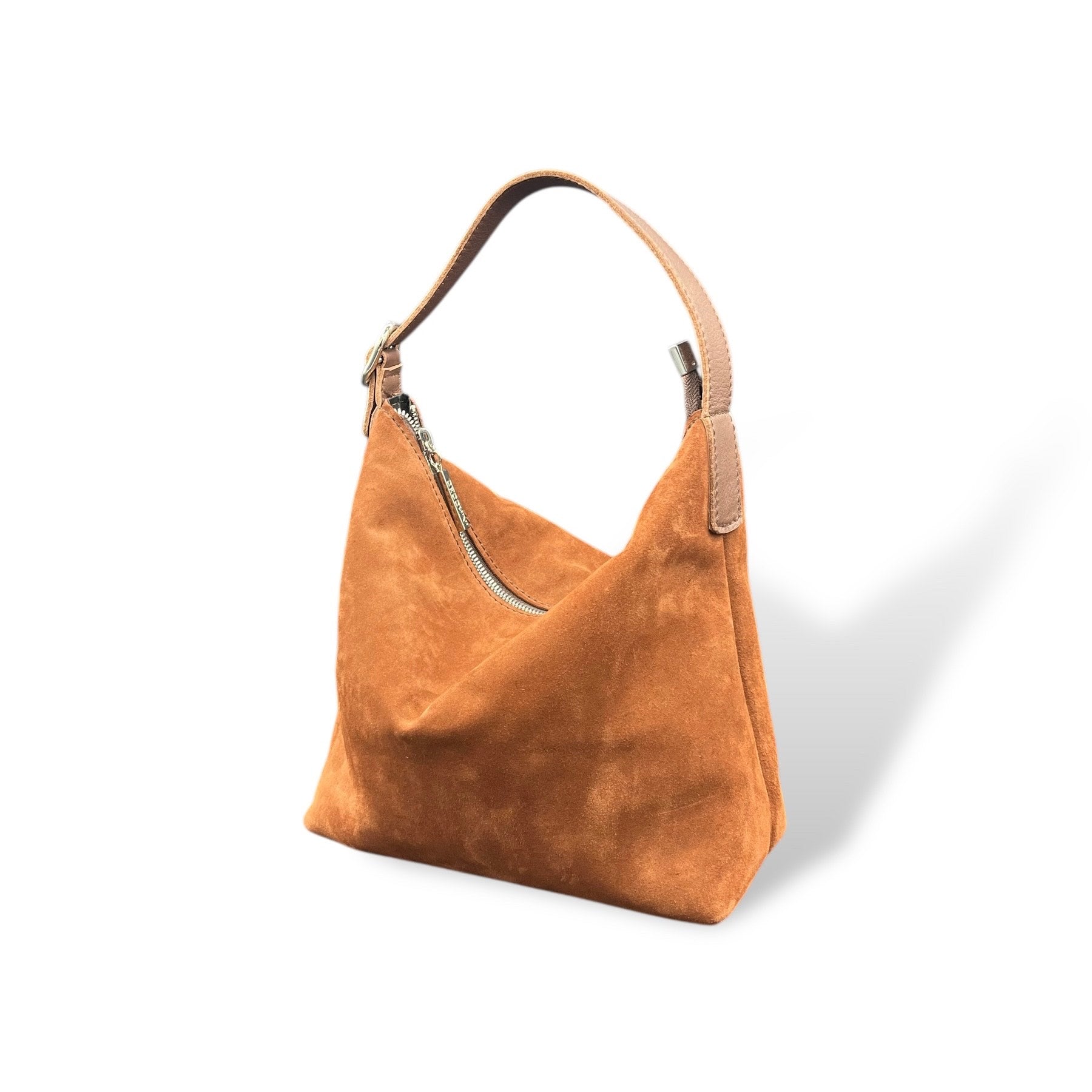 GIULIETTA big - Women's suede calf leather handbag
