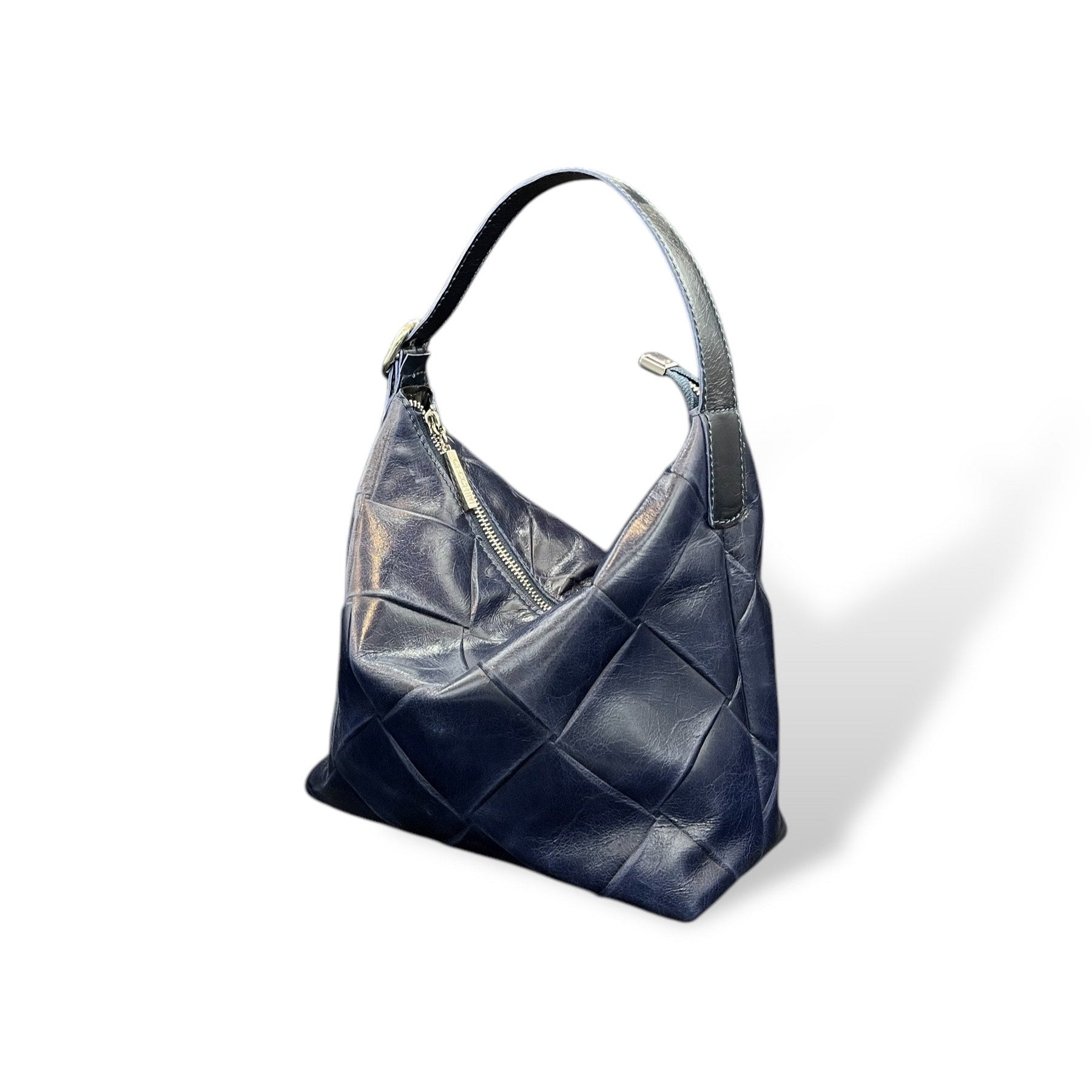 GIULIETTA big - Women's square embossed calf leather handbag