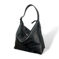 GIULIETTA big - Women's crocodile embossed calf leather handbag