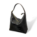 GIULIETTA big - Women's crocodile embossed calf leather handbag