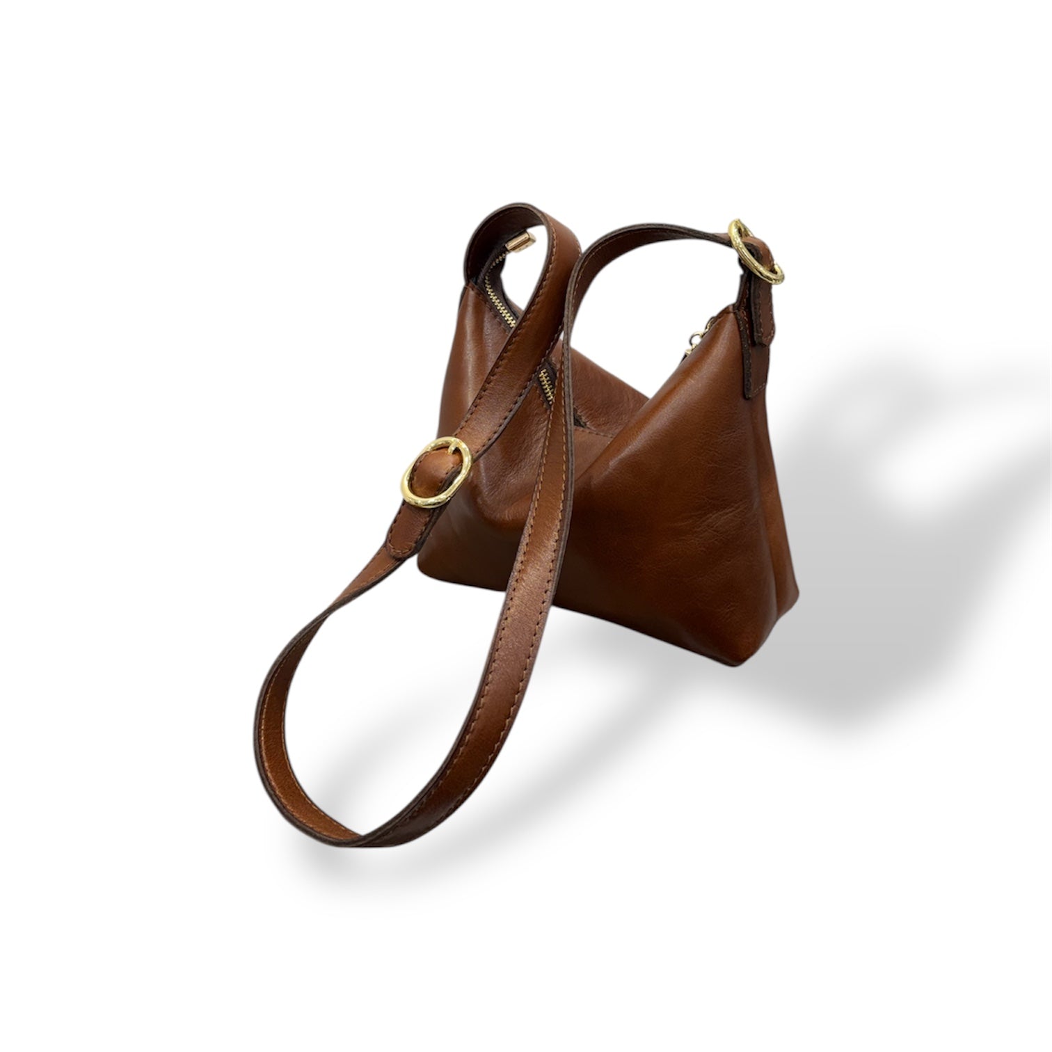 GIULIETTA small - Women's hand-polished smooth calf leather handbag