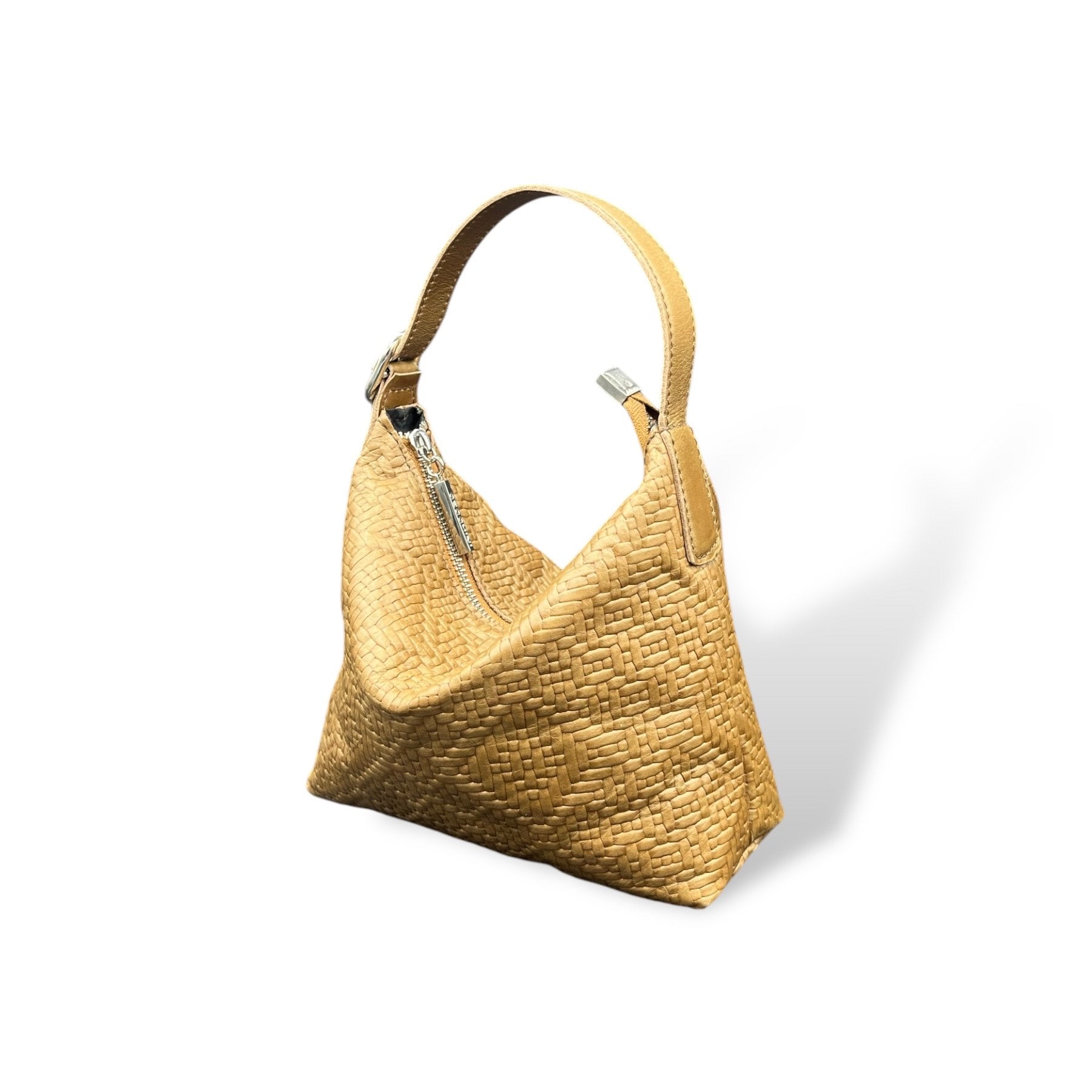 GIULIETTA small - Women's woven embossed calf leather handbag