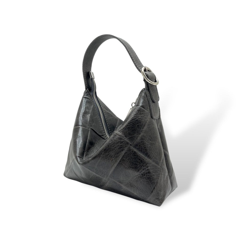 GIULIETTA small - Women's square embossed calf leather handbag
