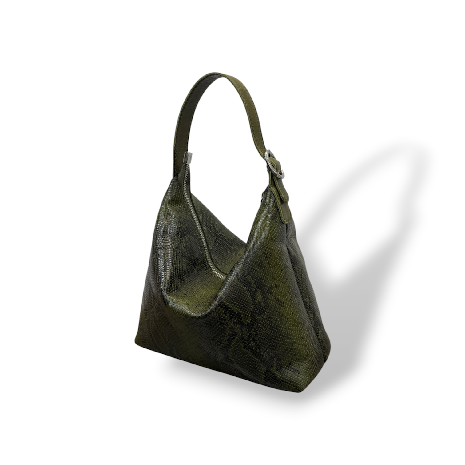 GIULIETTA big - Women's python embossed calf leather handbag