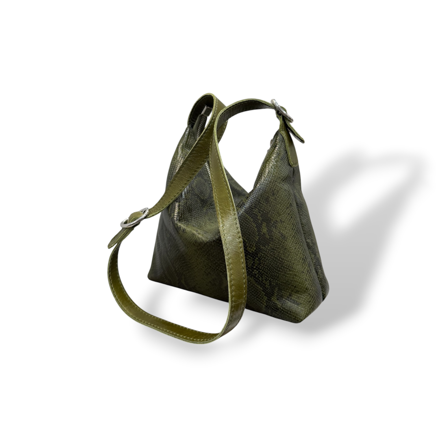 GIULIETTA big - Women's python embossed calf leather handbag