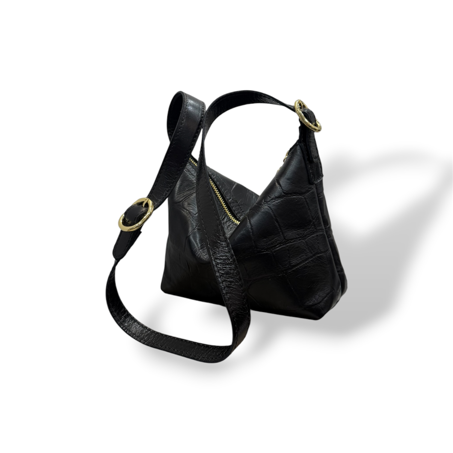 GIULIETTA small - Women's crocodile calf leather handbag