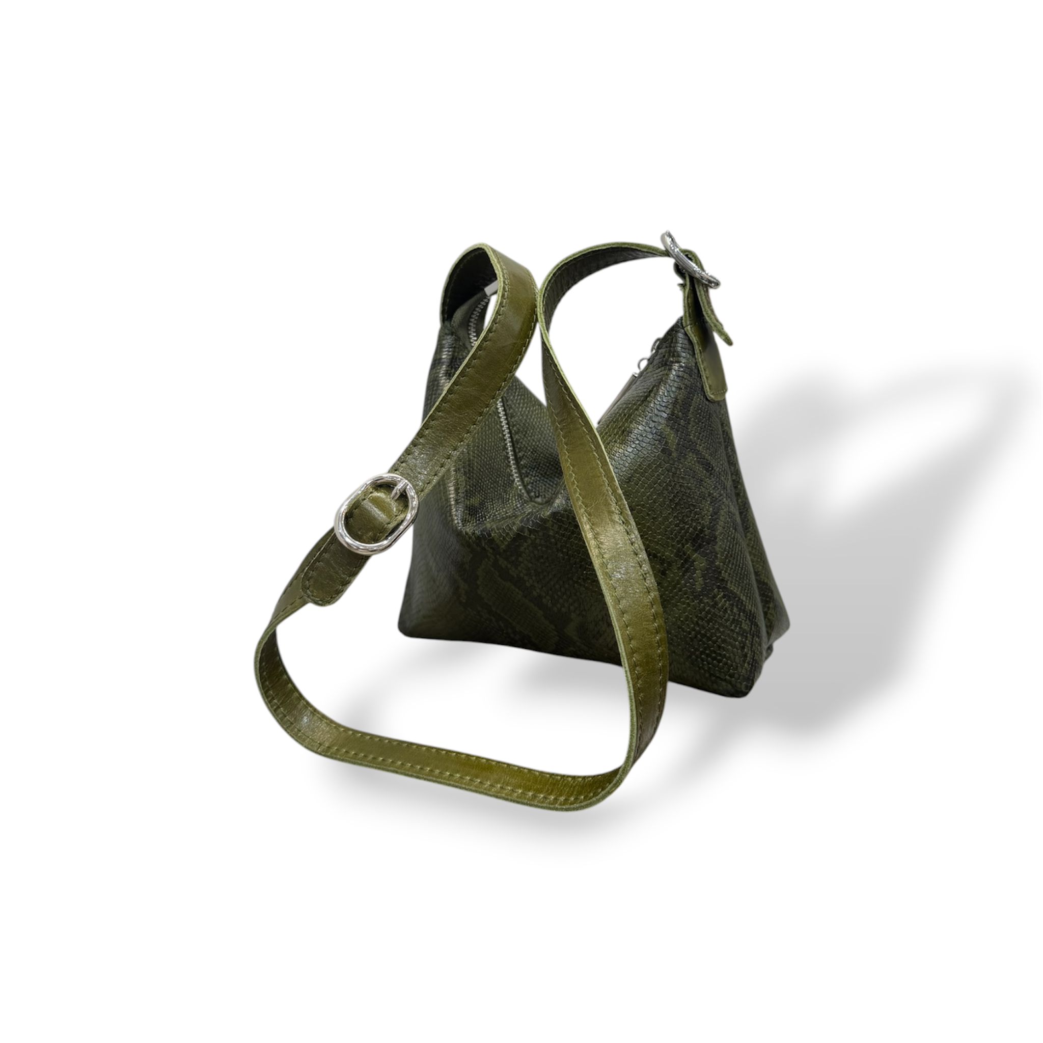 GIULIETTA small - Women's python embossed calf leather handbag