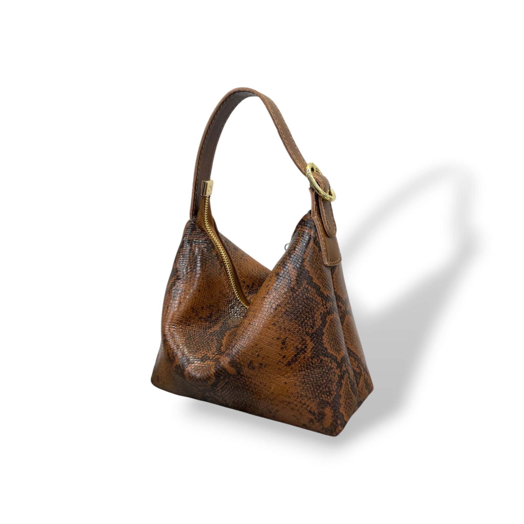 GIULIETTA small - Women's python embossed calf leather handbag