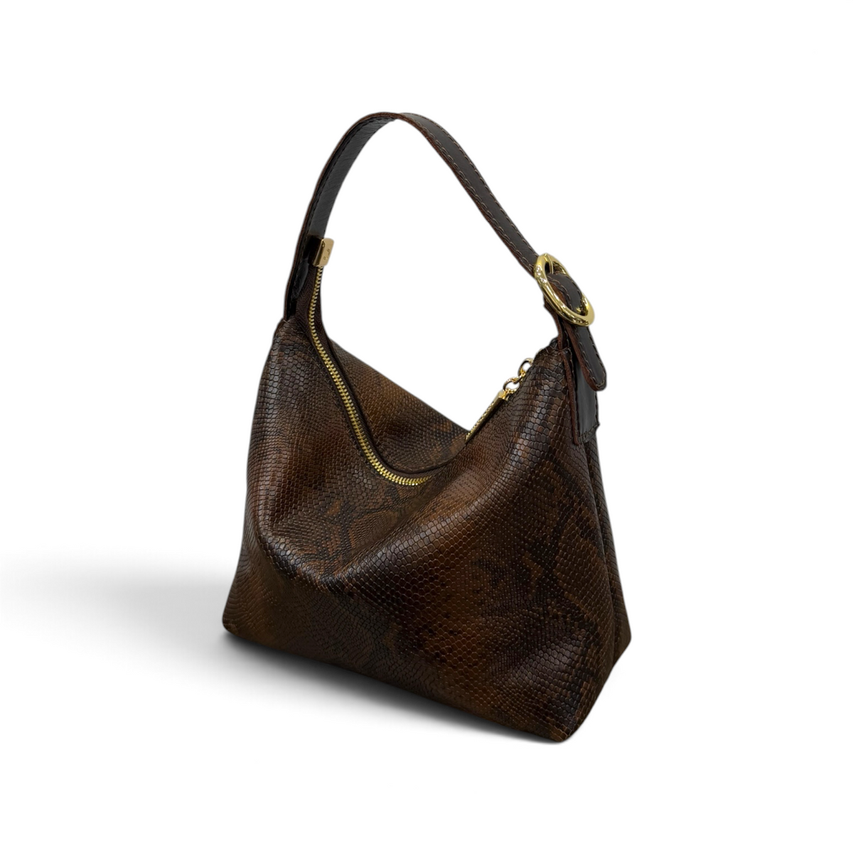 GIULIETTA small - Women's python embossed calf leather handbag