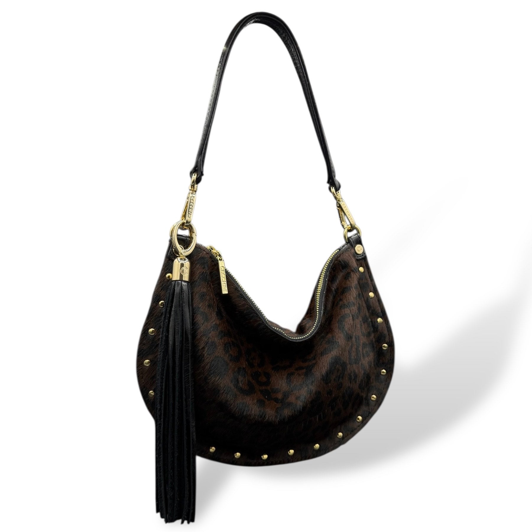 ISABEL - Women's pony hair calf leather shoulder bag