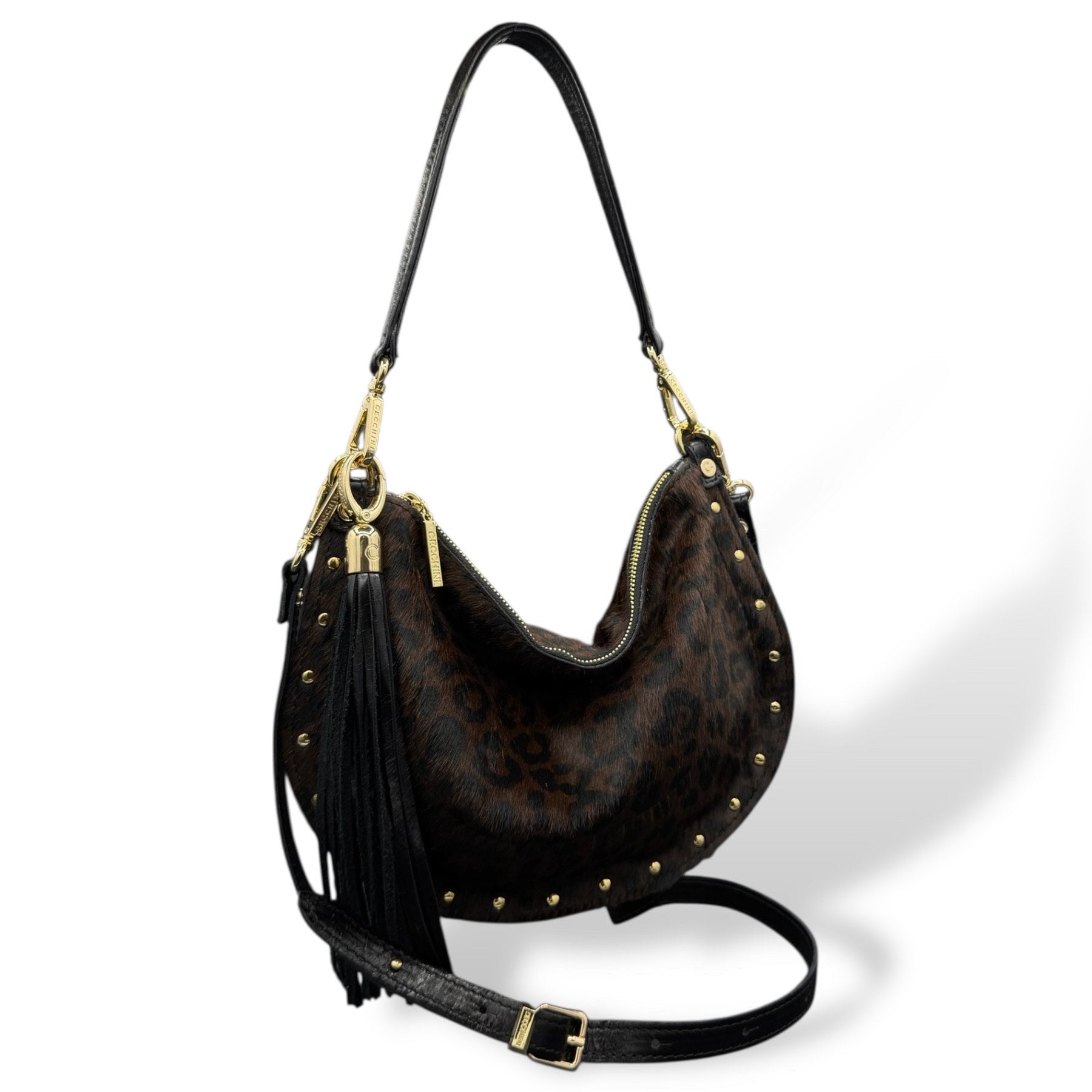 ISABEL - Women's pony hair calf leather shoulder bag