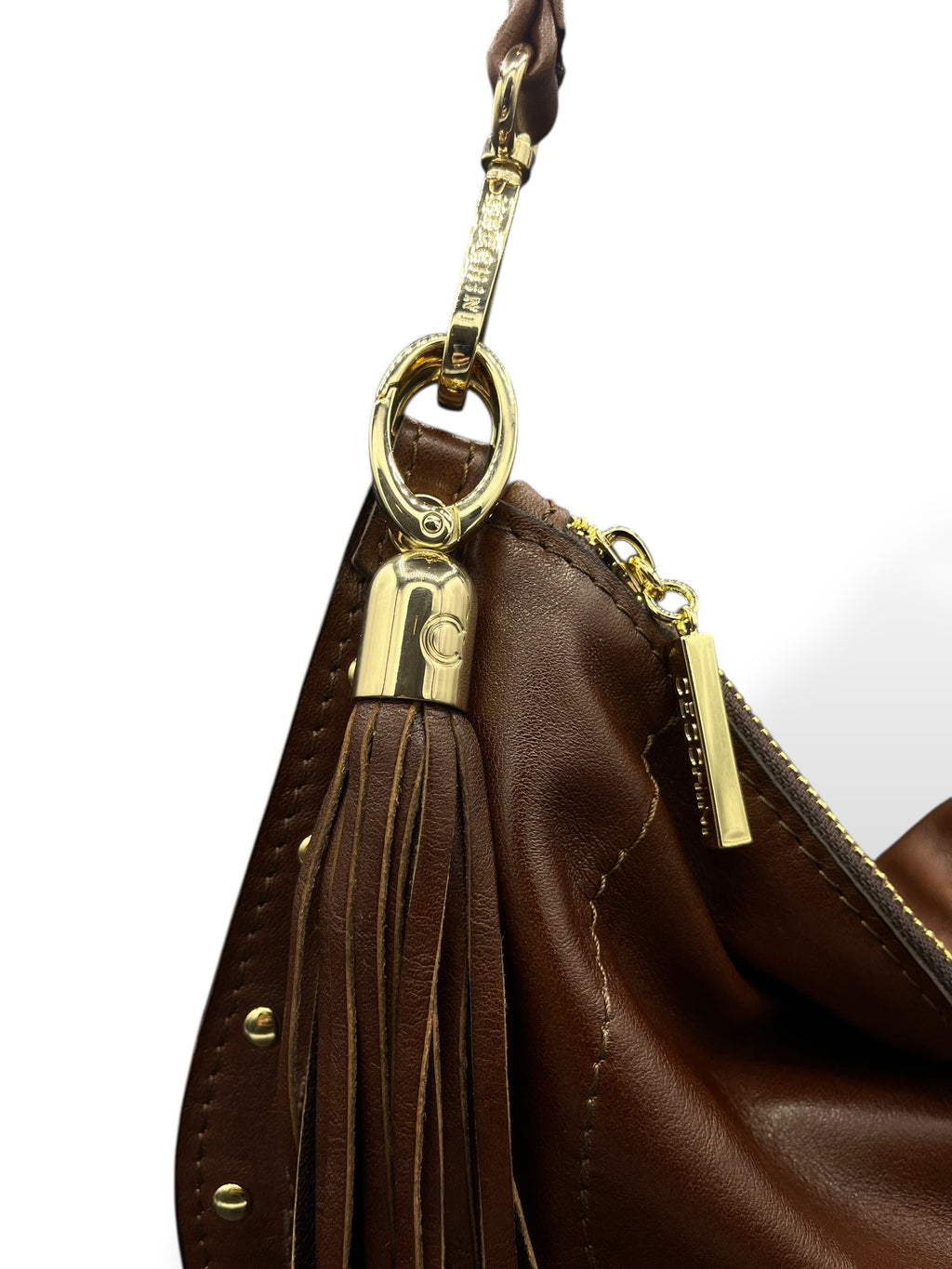 ISABEL - Women's hand-polished smooth calf leather shoulder bag