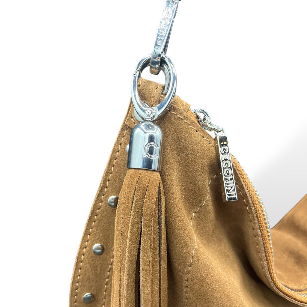 ISABEL - Women's suede calf leather shoulder bag