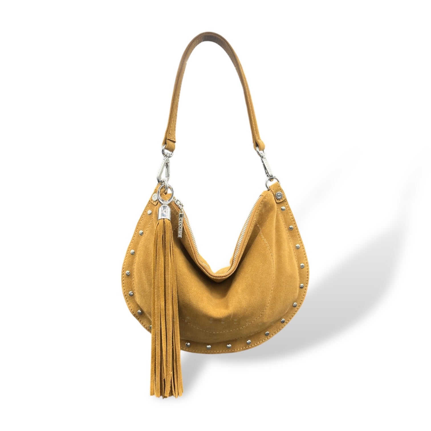 ISABEL - Women's suede calf leather shoulder bag