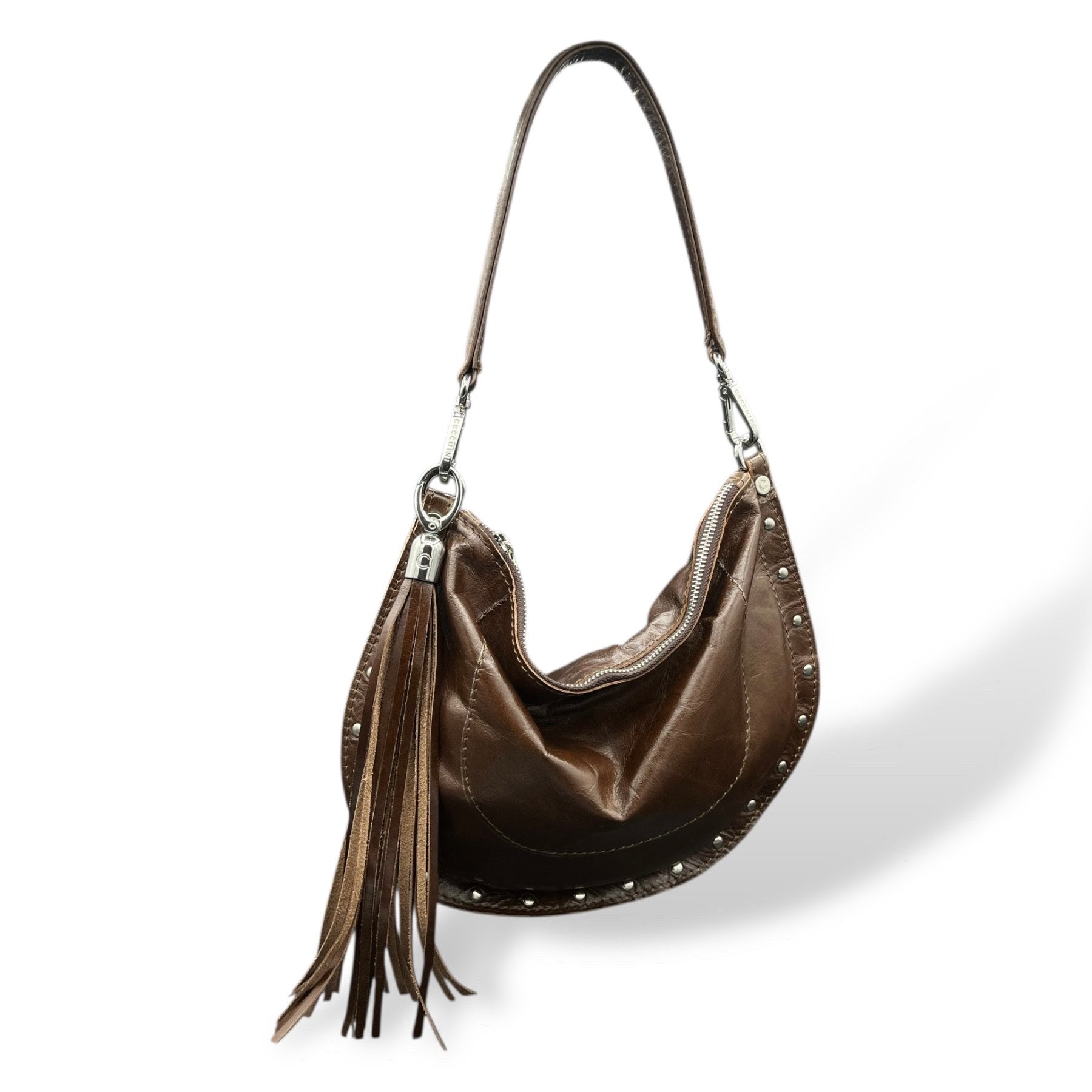 ISABEL - Women's calf leather shoulder bag