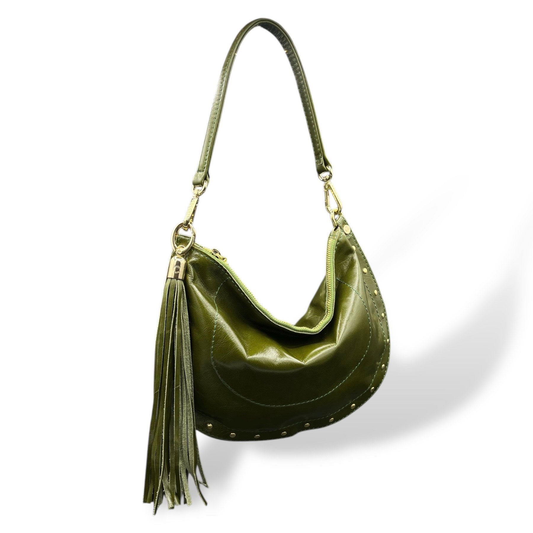 ISABEL - Women's calf leather shoulder bag