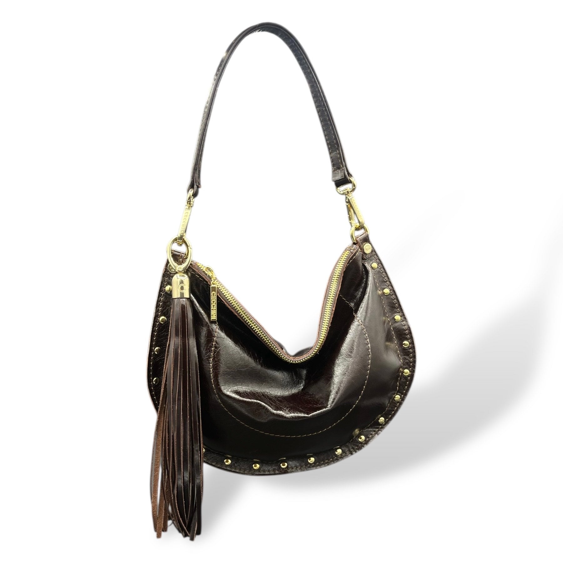 ISABEL - Women's calf leather shoulder bag