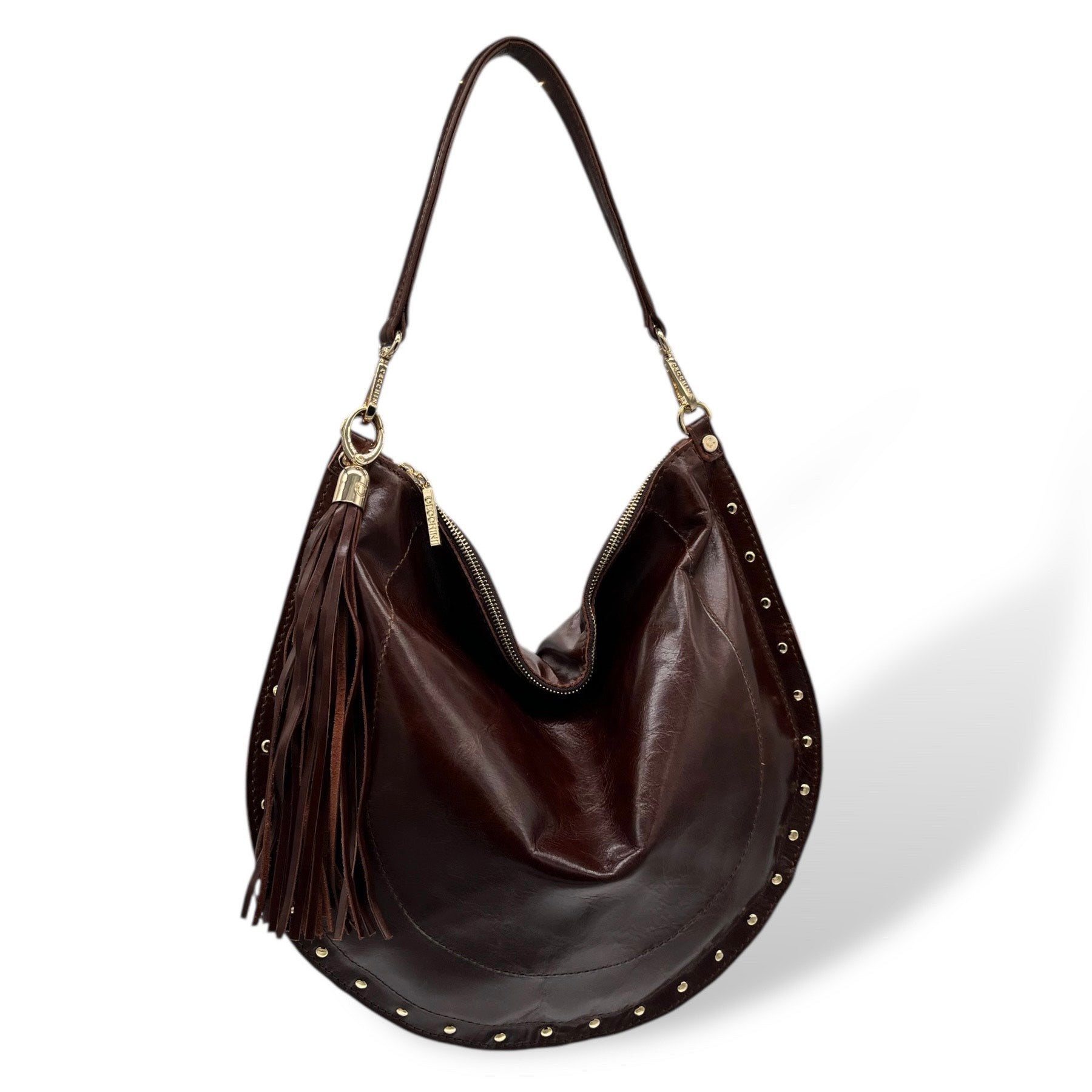 ISABEL big - Women's calf leather shoulder bag