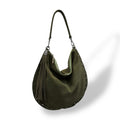 ISABEL big - Women's suede calf leather shoulder bag