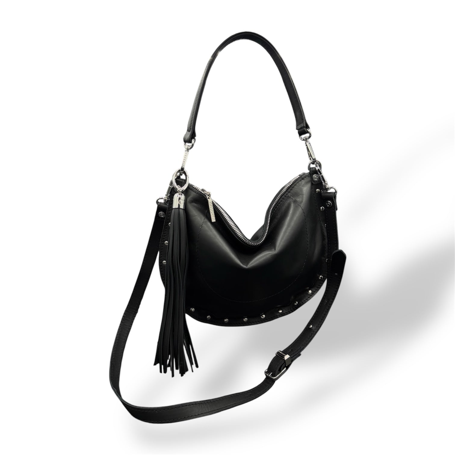 ISABEL - Women's smooth calf leather shoulder bag