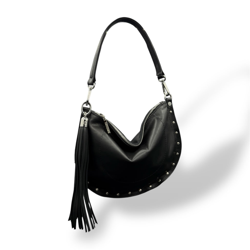 ISABEL - Women's smooth calf leather shoulder bag
