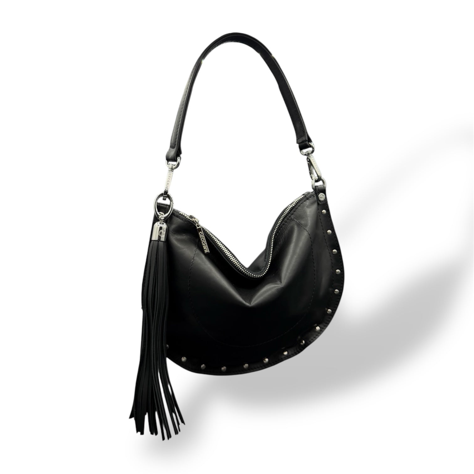 ISABEL - Women's smooth calf leather shoulder bag