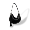 ISABEL - Women's crocodile calf leather shoulder bag