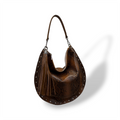 ISABEL big - Women's python embossed calf leather shoulder bag