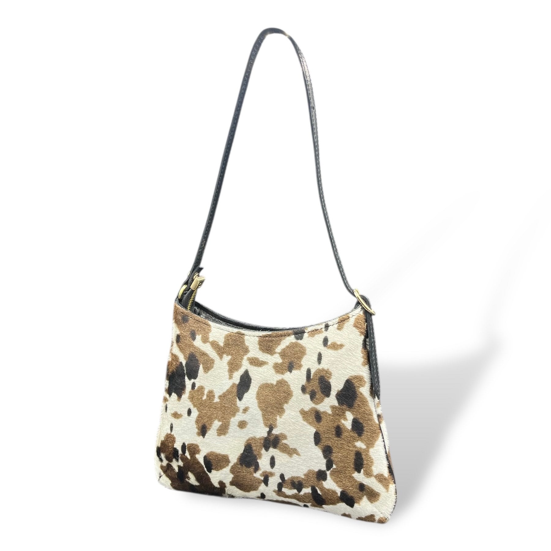 JASMINE tall - Women's pony hair calf leather shoulder bag