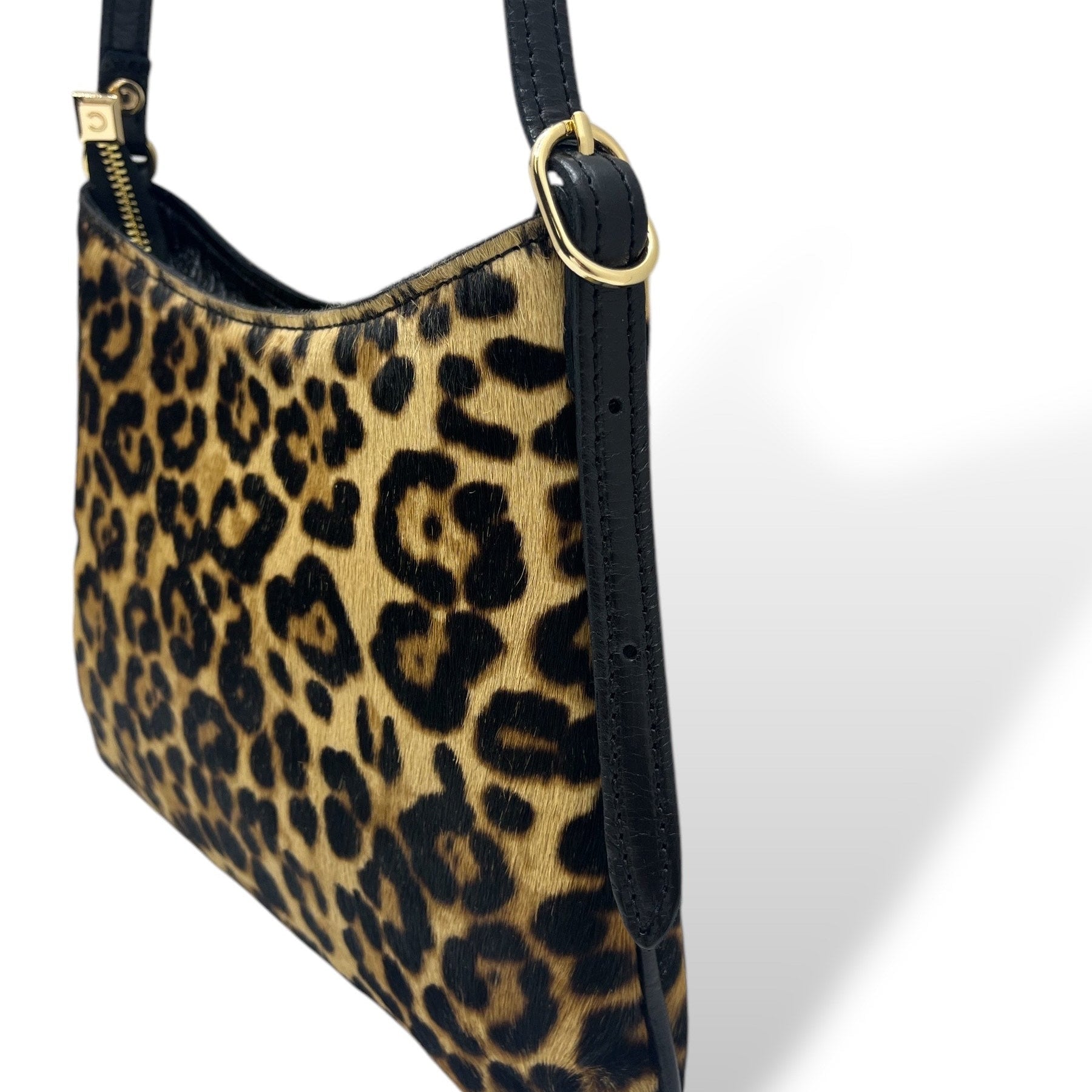 JASMINE tall - Women's pony hair calf leather shoulder bag