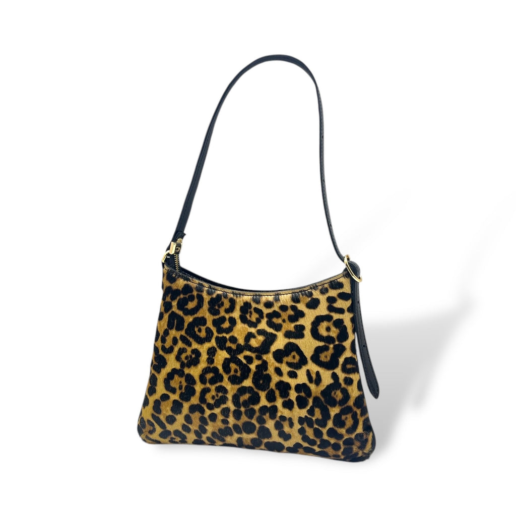 JASMINE tall - Women's pony hair calf leather shoulder bag
