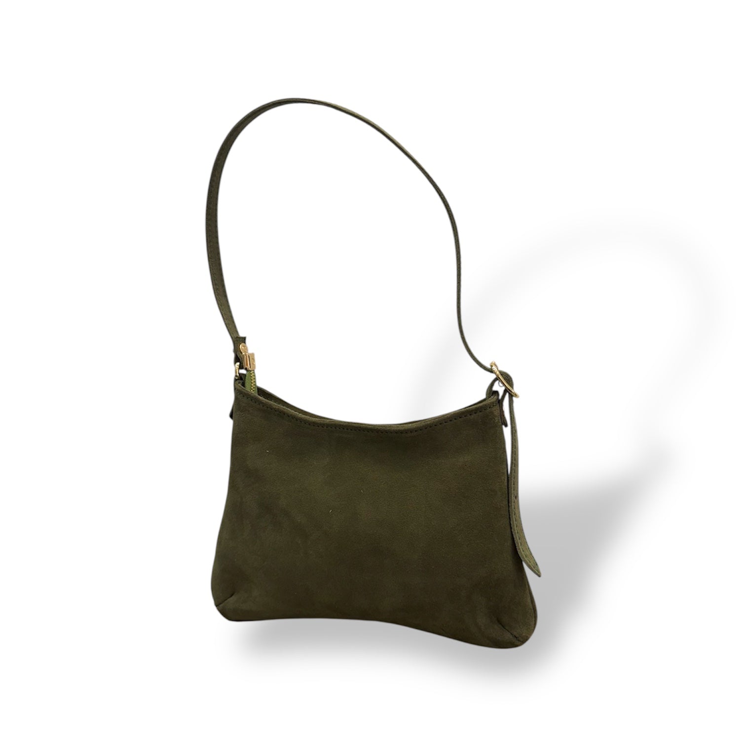 JASMINE tall - Women's suede calf leather shoulder bag