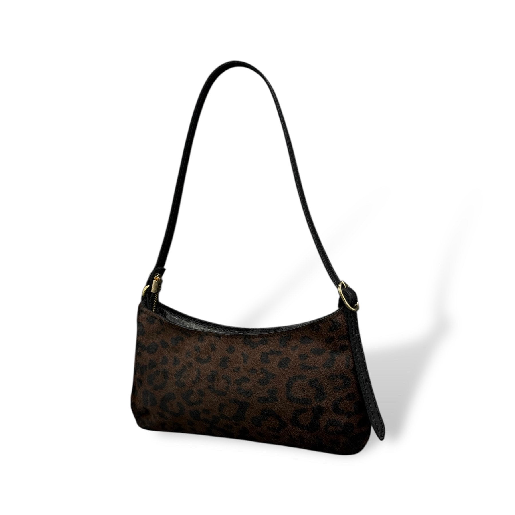 JASMINE - Women's pony hair calf leather shoulder bag
