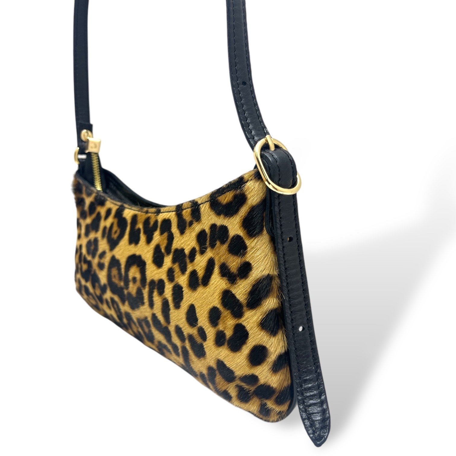 JASMINE - Women's pony hair calf leather shoulder bag