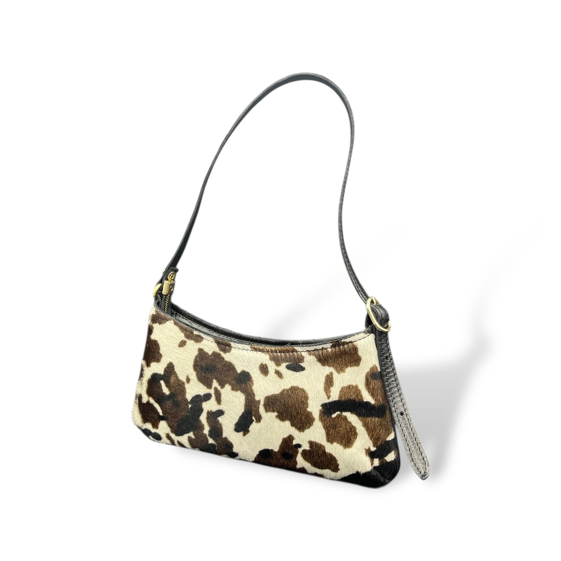 JASMINE - Women's pony hair calf leather shoulder bag
