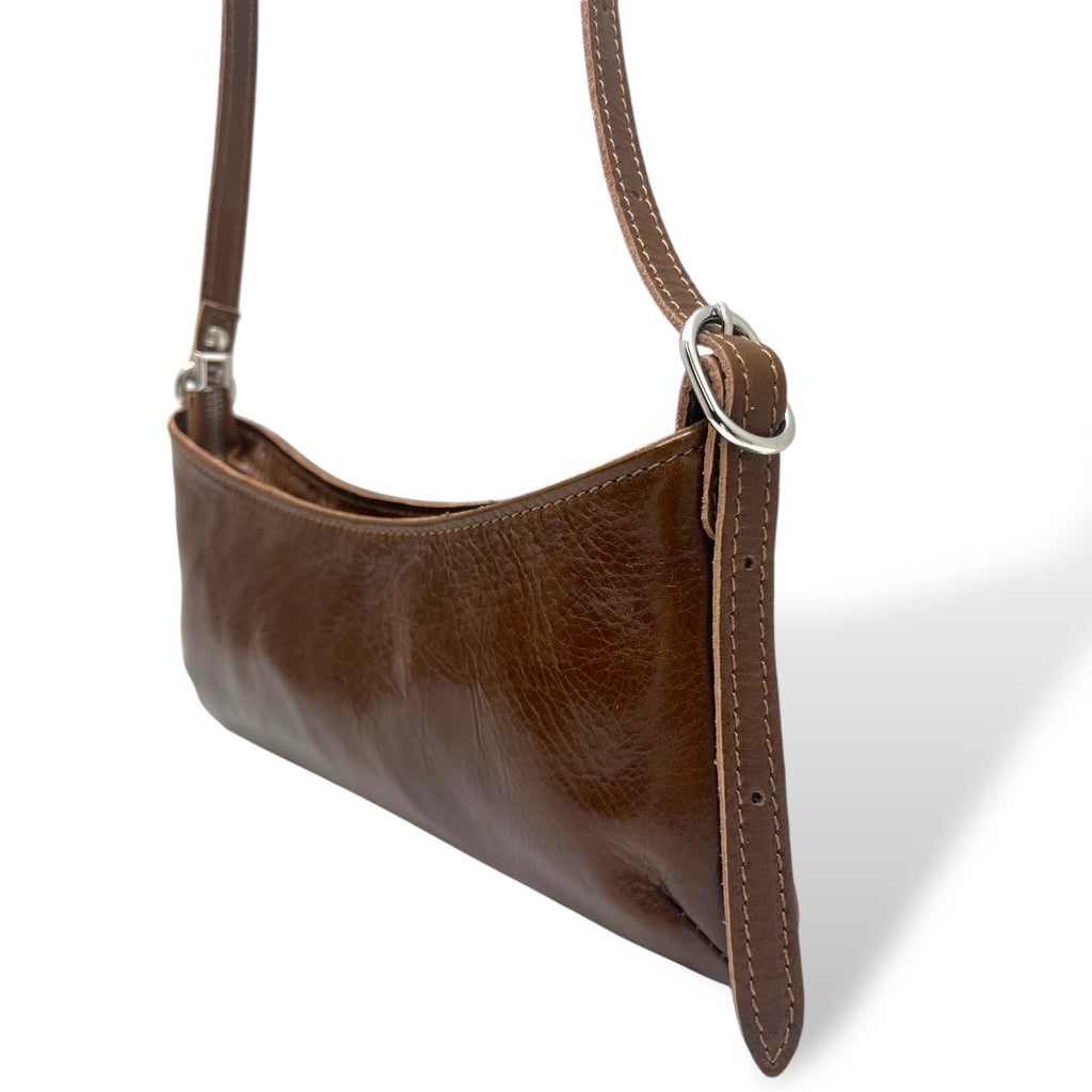 JASMINE - Women's calf leather shoulder bag