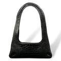 JASMINE LAB - Women's crocodile embossed calf leather shoulder bag