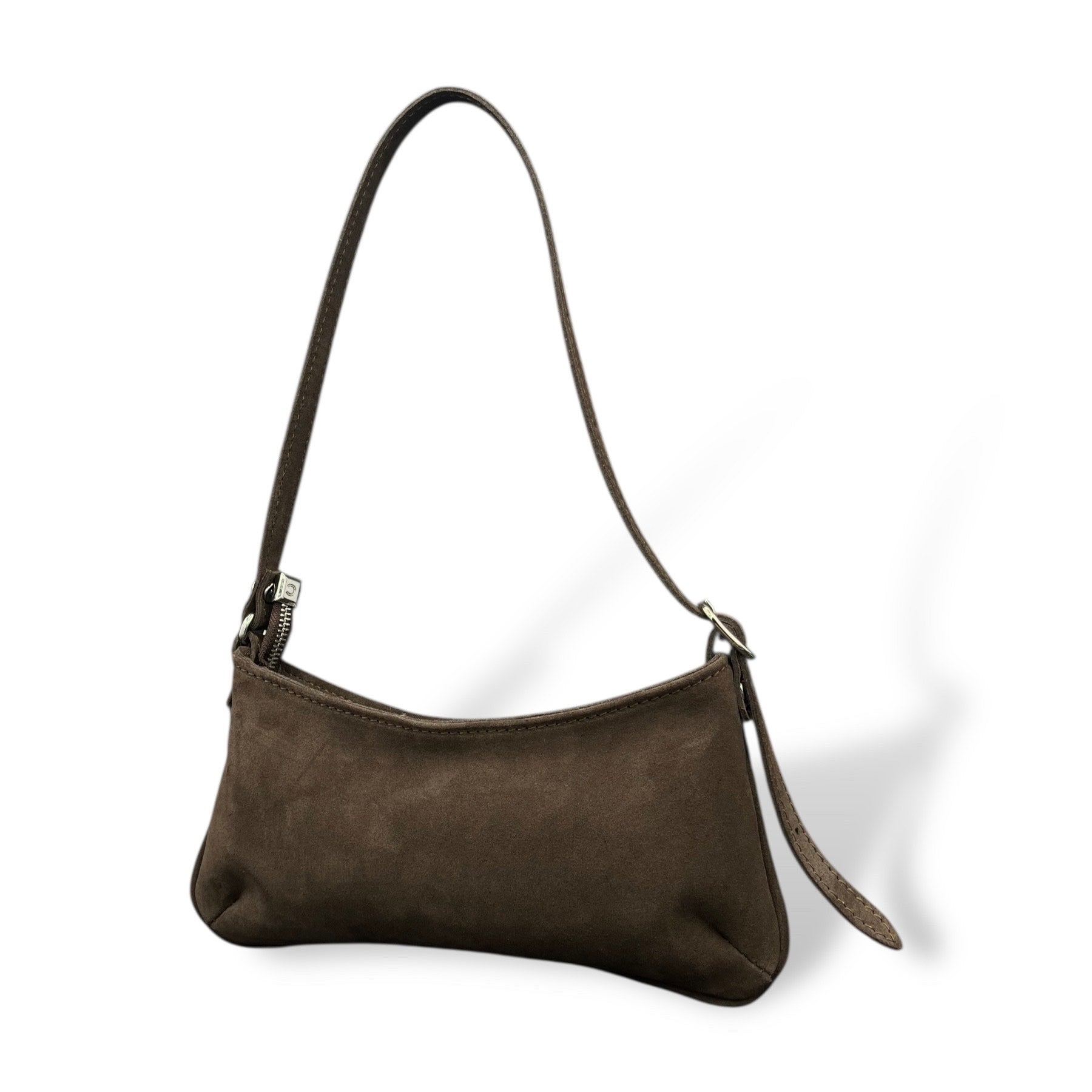 JASMINE - Women's suede calf leather shoulder bag