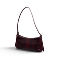 JASMINE - Women's python embossed calf leather shoulder bag