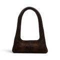 JASMINE LAB - Women's python embossed calf leather shoulder bag