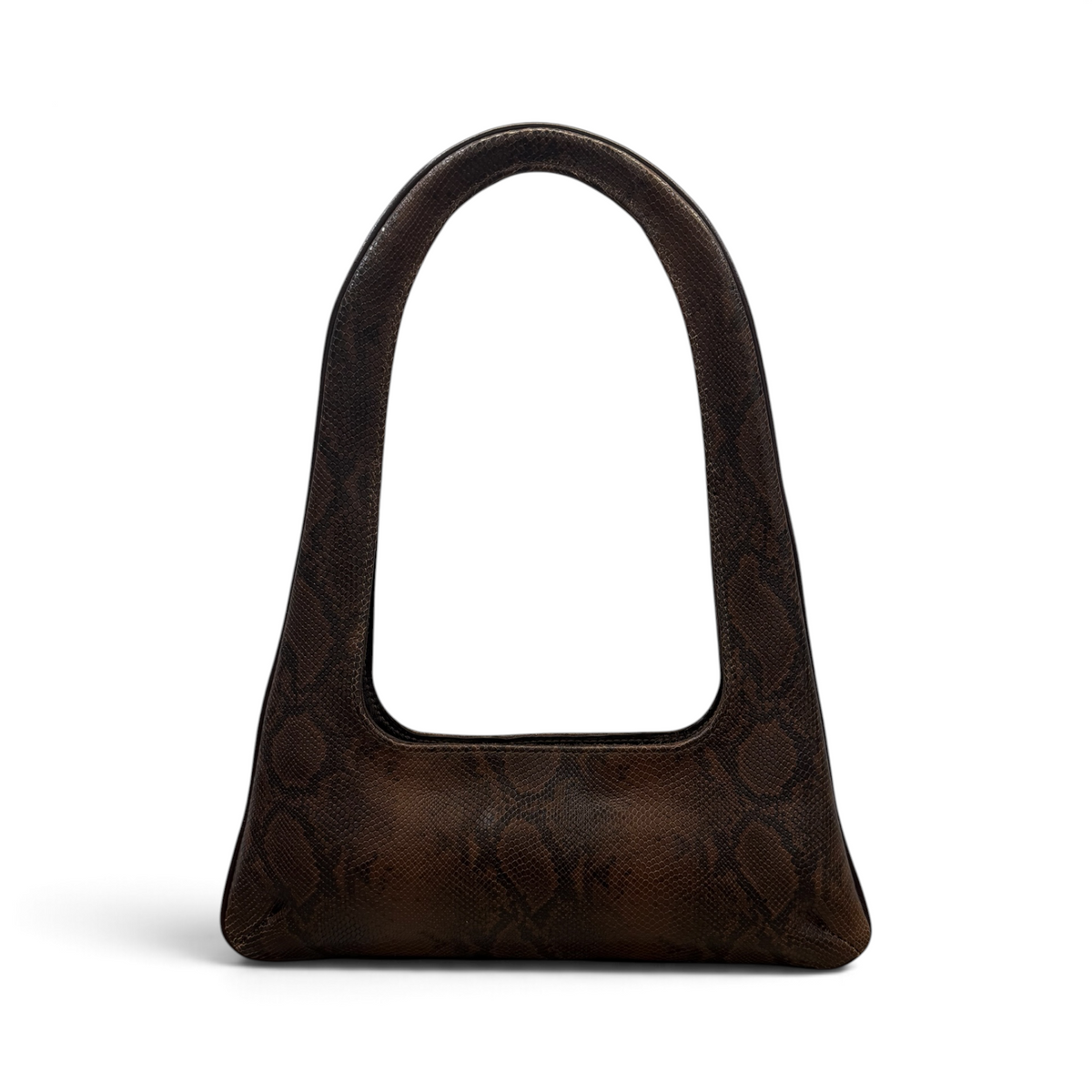 JASMINE LAB - Women's python embossed calf leather shoulder bag
