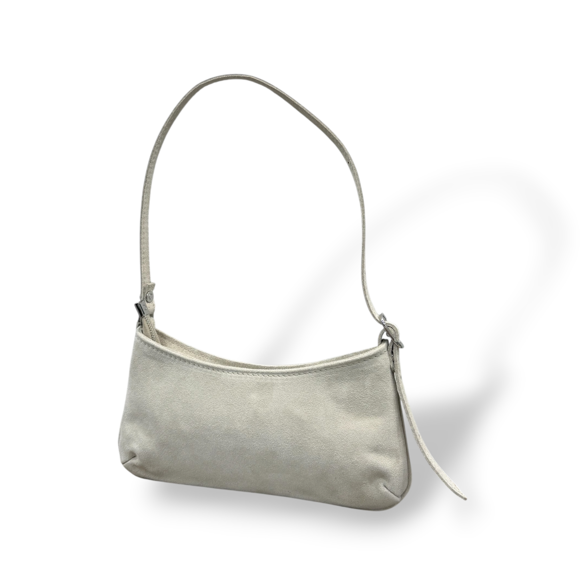 JASMINE - Women's suede calf leather shoulder bag
