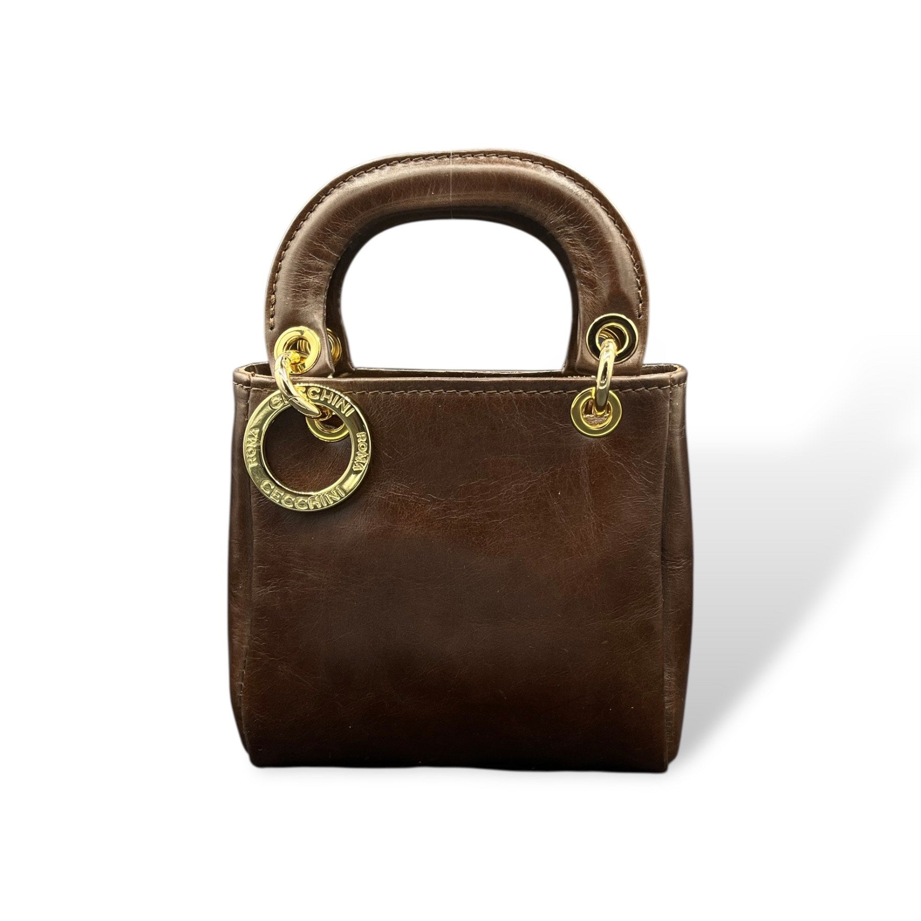 LADY B MINI - Women's calf leather handbag