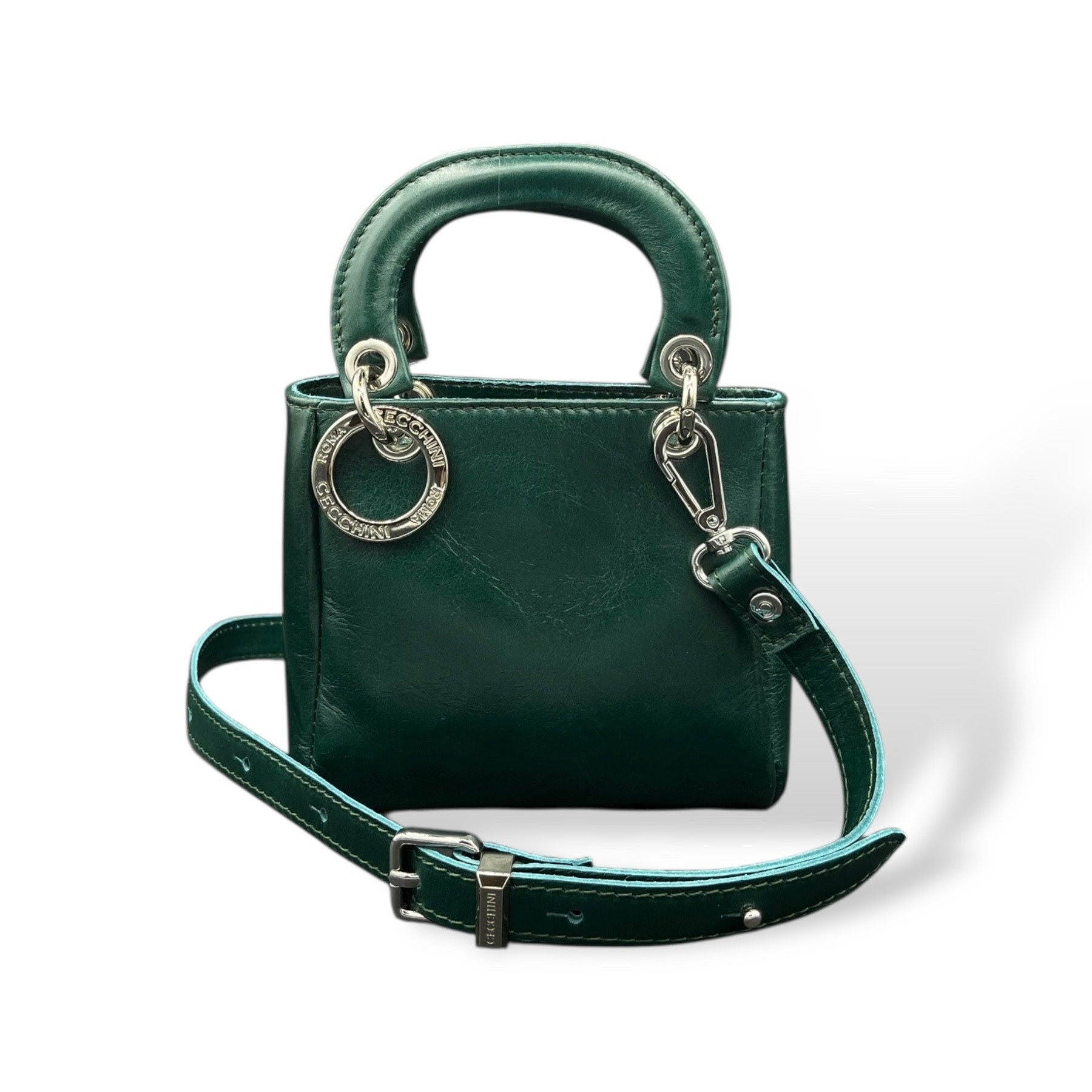 LADY B MINI - Women's calf leather handbag