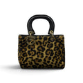 LADY B - Women's pony hair calf leather handbag