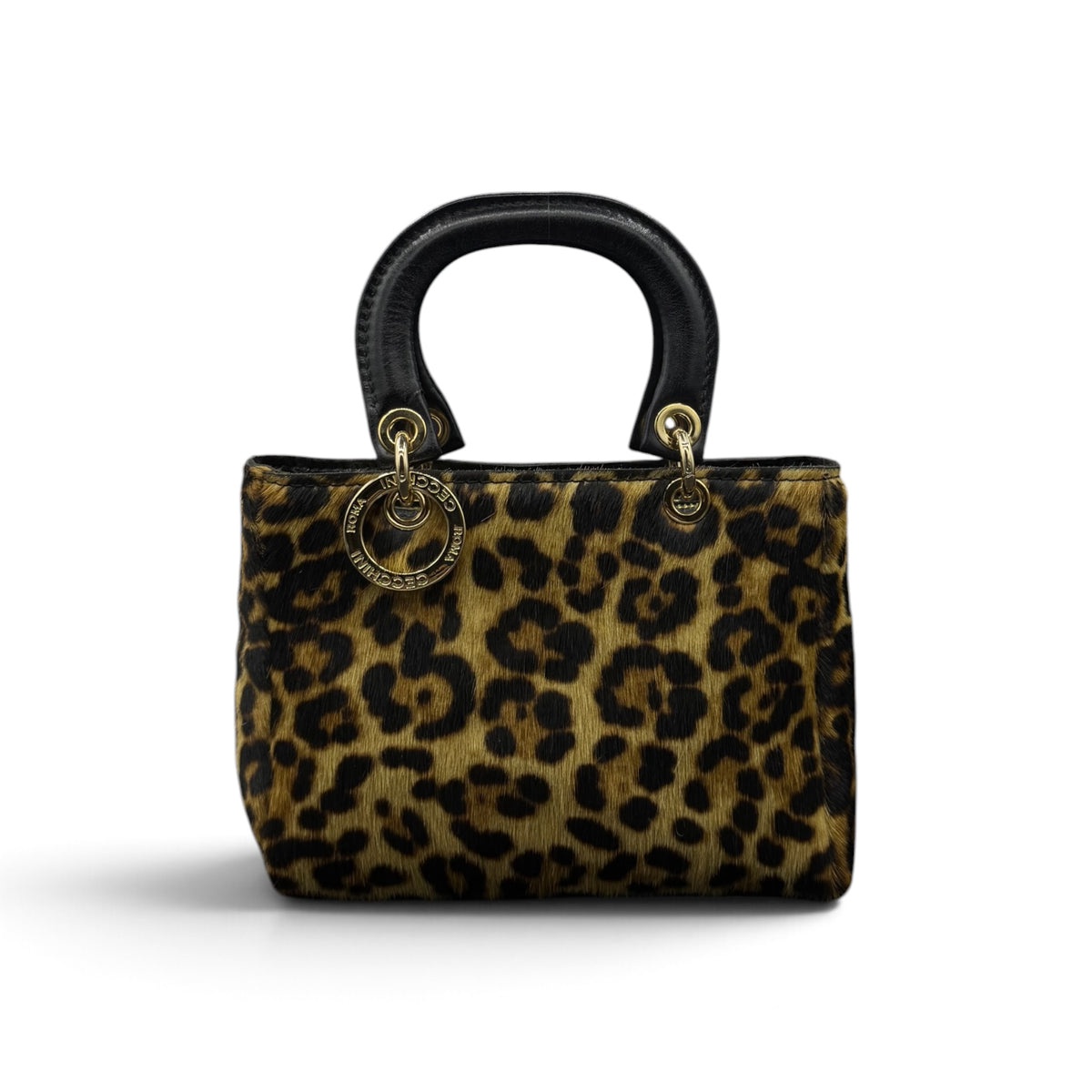 LADY B - Women's pony hair calf leather handbag