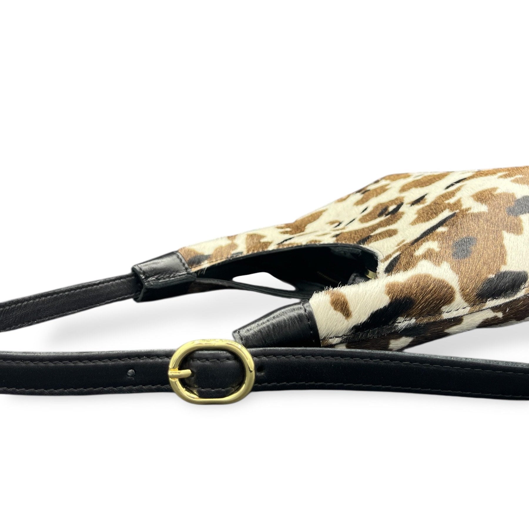 MAGGY - Women's pony hair calf leather shoulder bag