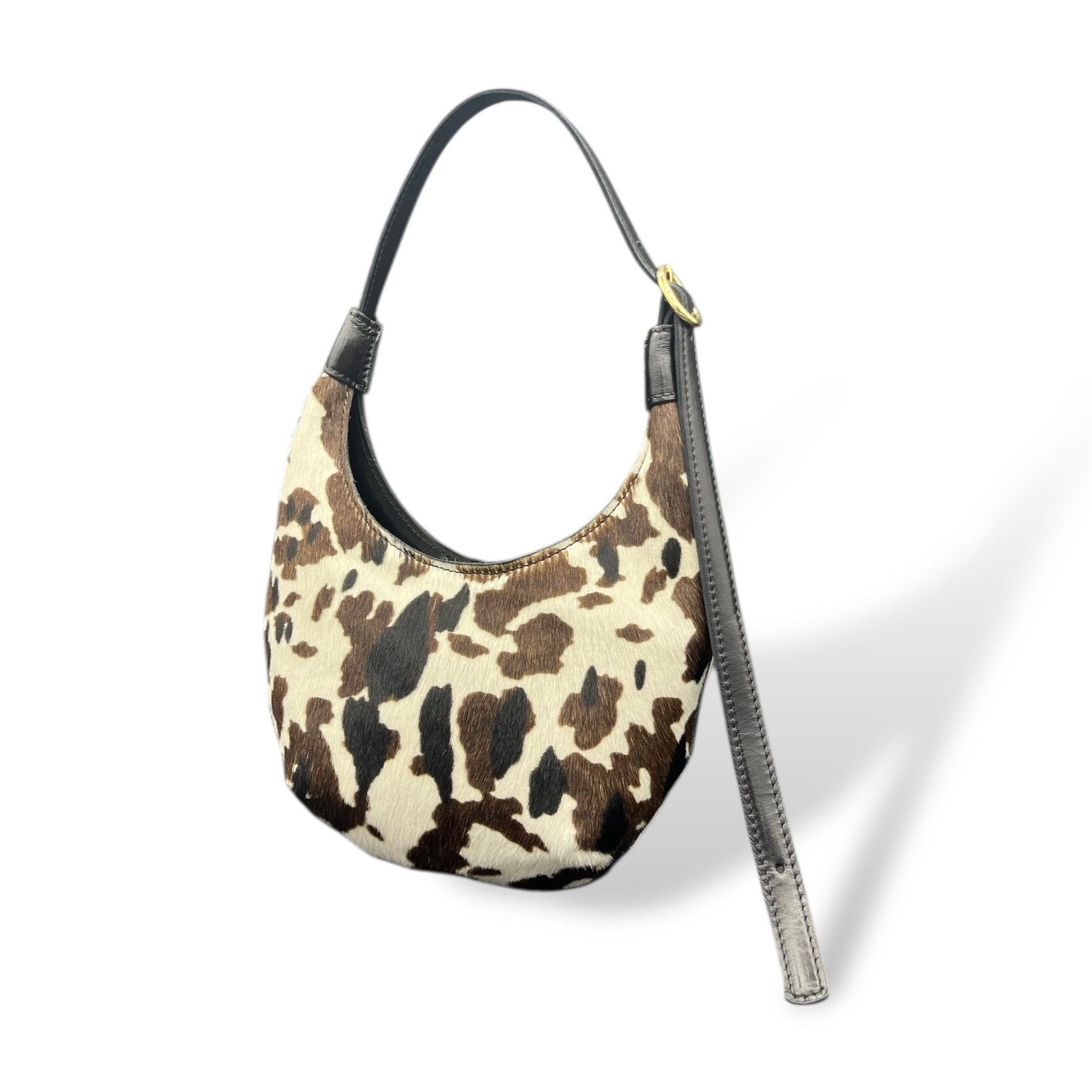 MAGGY - Women's pony hair calf leather shoulder bag